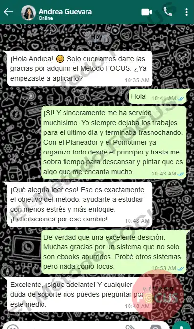 Testimonio Andrea